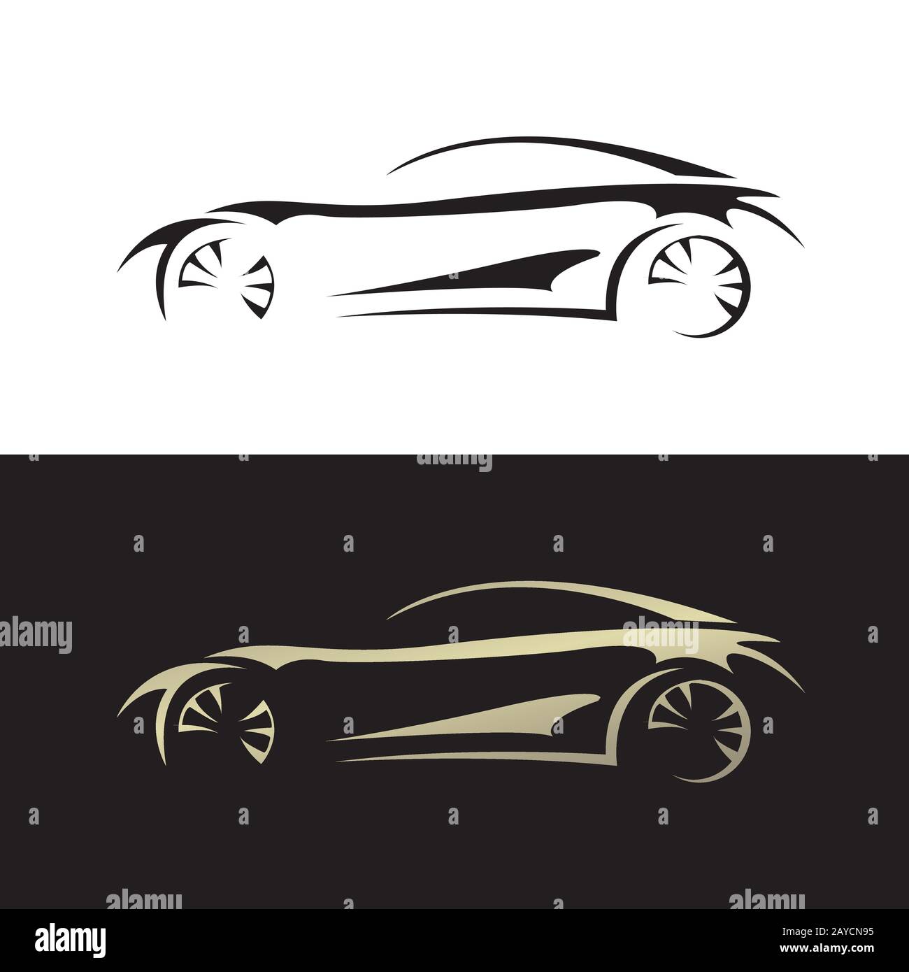 Fahrzeug Sport Auto Logo Vector Speed Fahrzeugkonzept Illustration Stock Vektor
