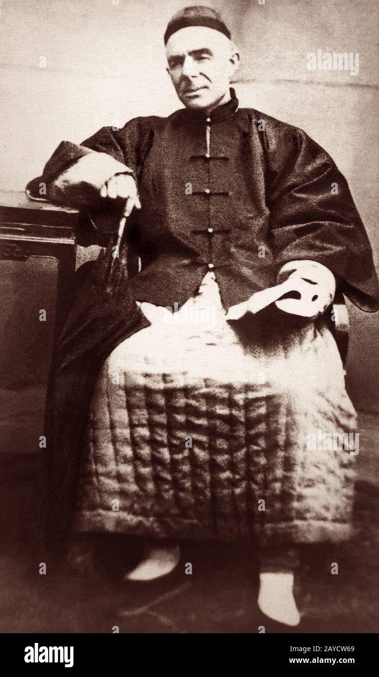 William Chalmers Burns (1815-1868), schottischer Evangelist und Missionar nach China. Stockfoto