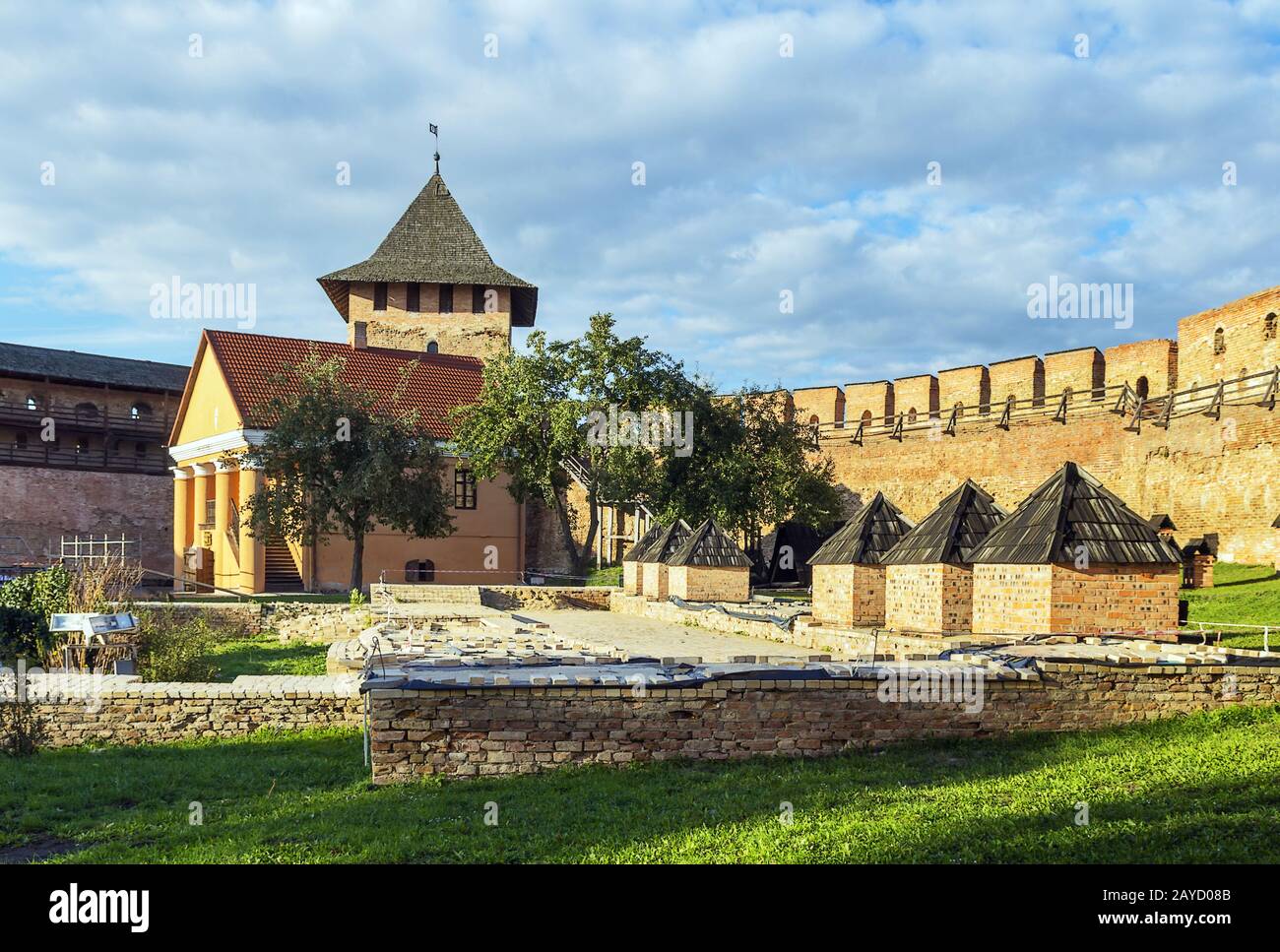 Lutsk Hohe Burg, Luzsk, Ukraine Stockfoto
