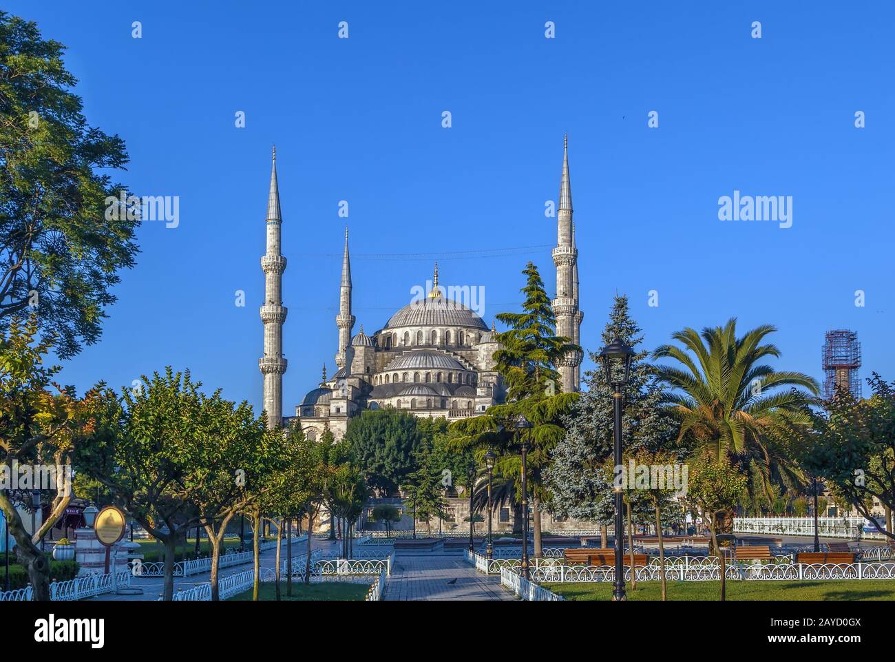 Sultan-Ahmed-Moschee, Istanbul, Türkei Stockfoto