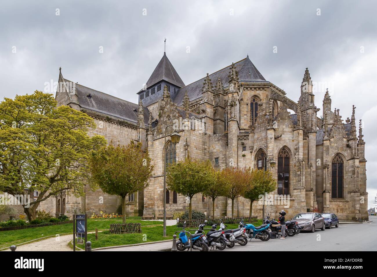 St. Malo Kirche, Dinan, Frankreich Stockfoto