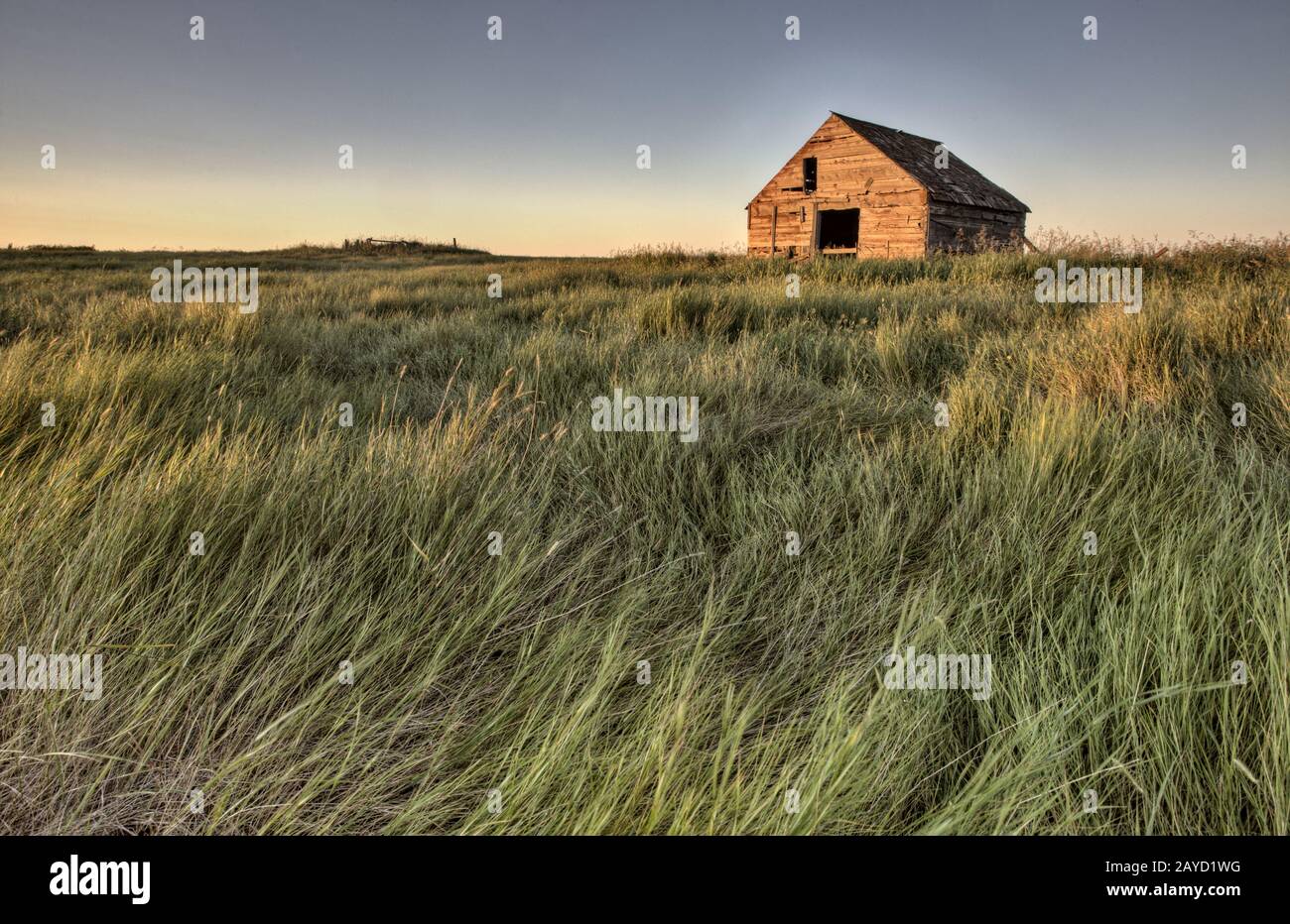 Verlassenes Farmhouse Saskatchewan Canada Stockfoto