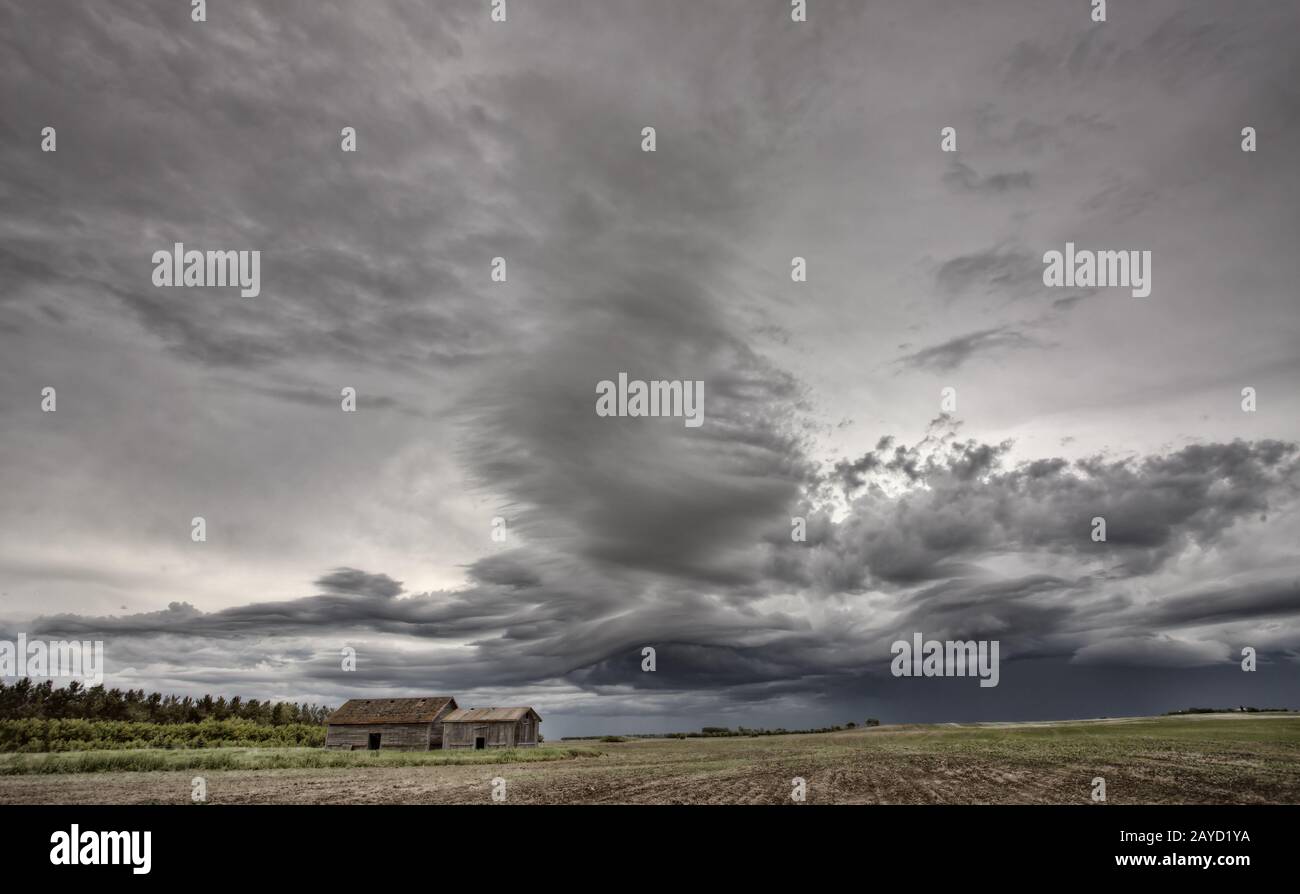 Verlassenen Bauernhof Stockfoto