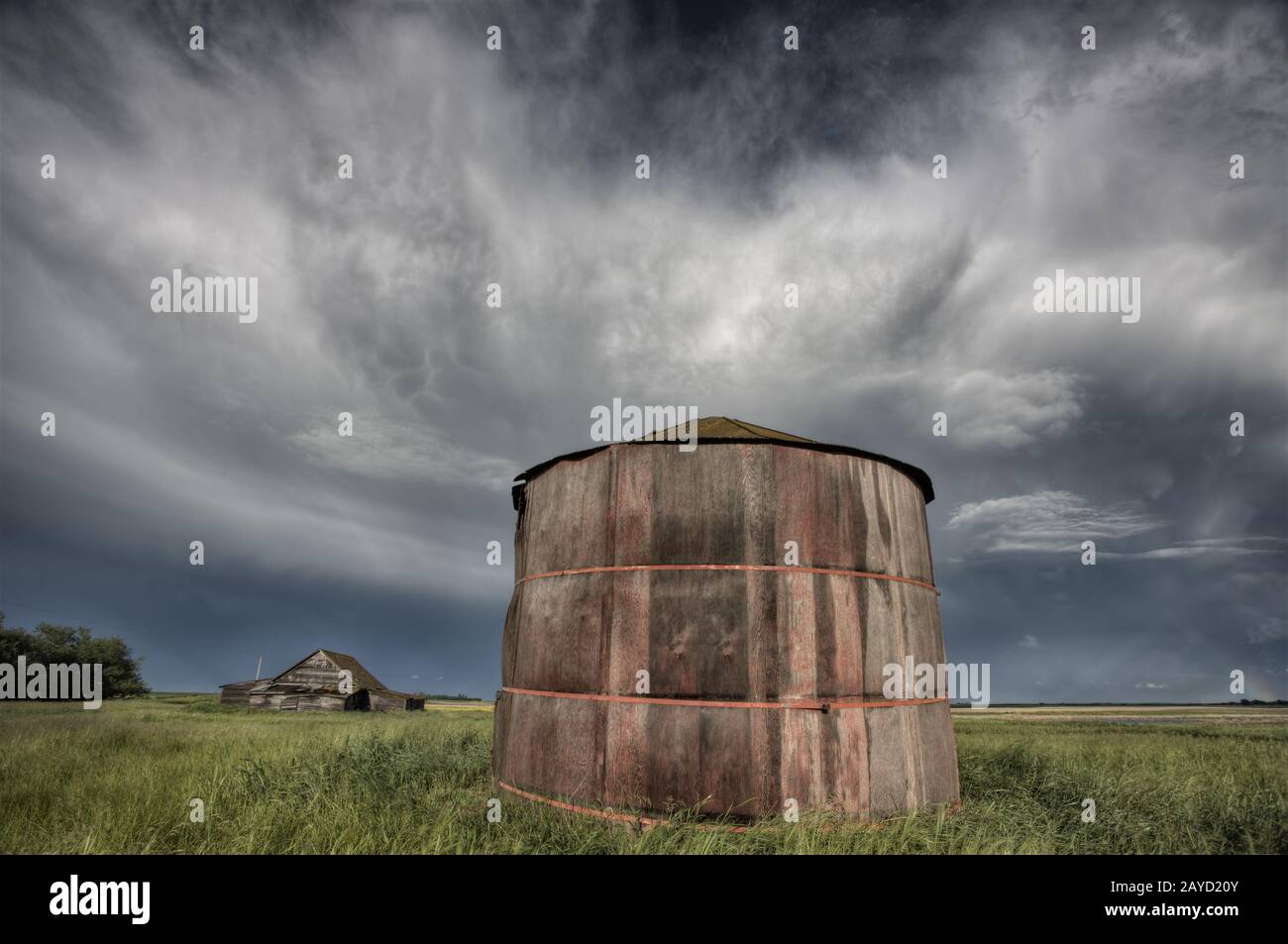 Verlassenen Bauernhof Stockfoto