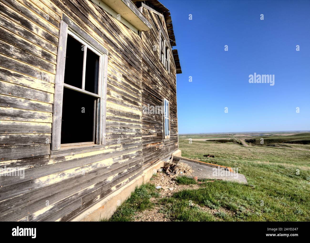 Exterieur Verlassene Haus Stockfoto
