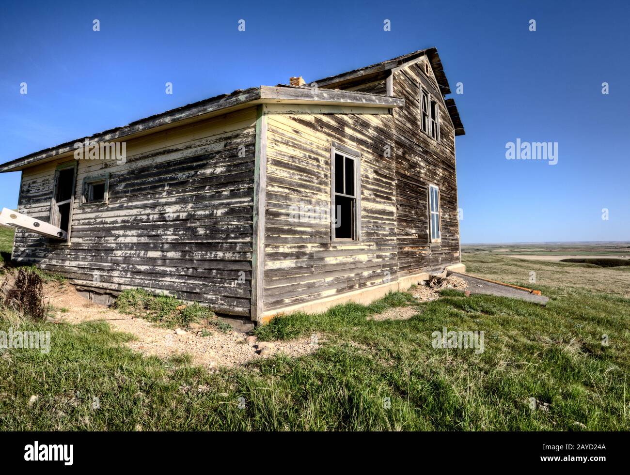 Exterieur Verlassene Haus Stockfoto