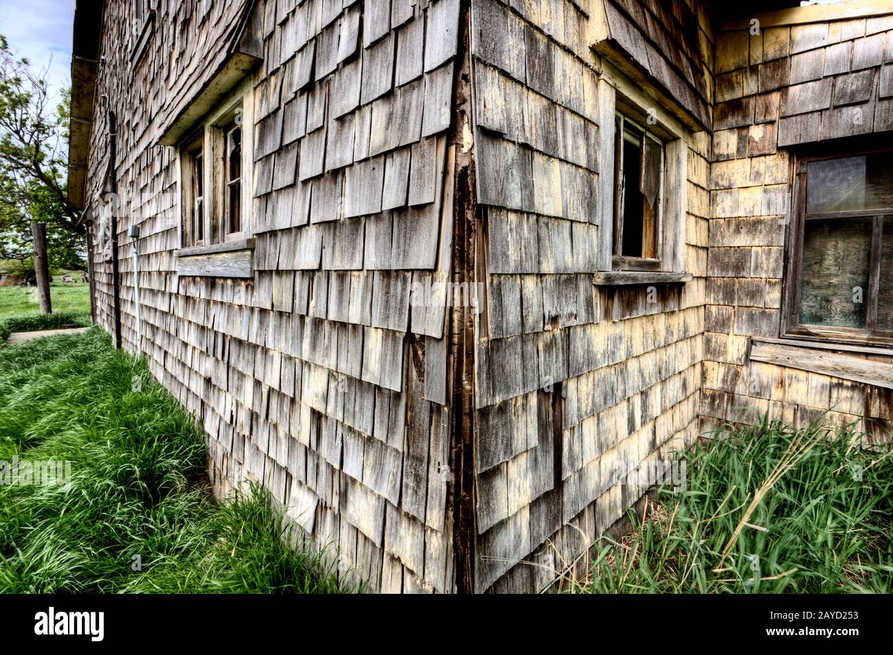 Exterieur Verlassene Haus Stockfoto