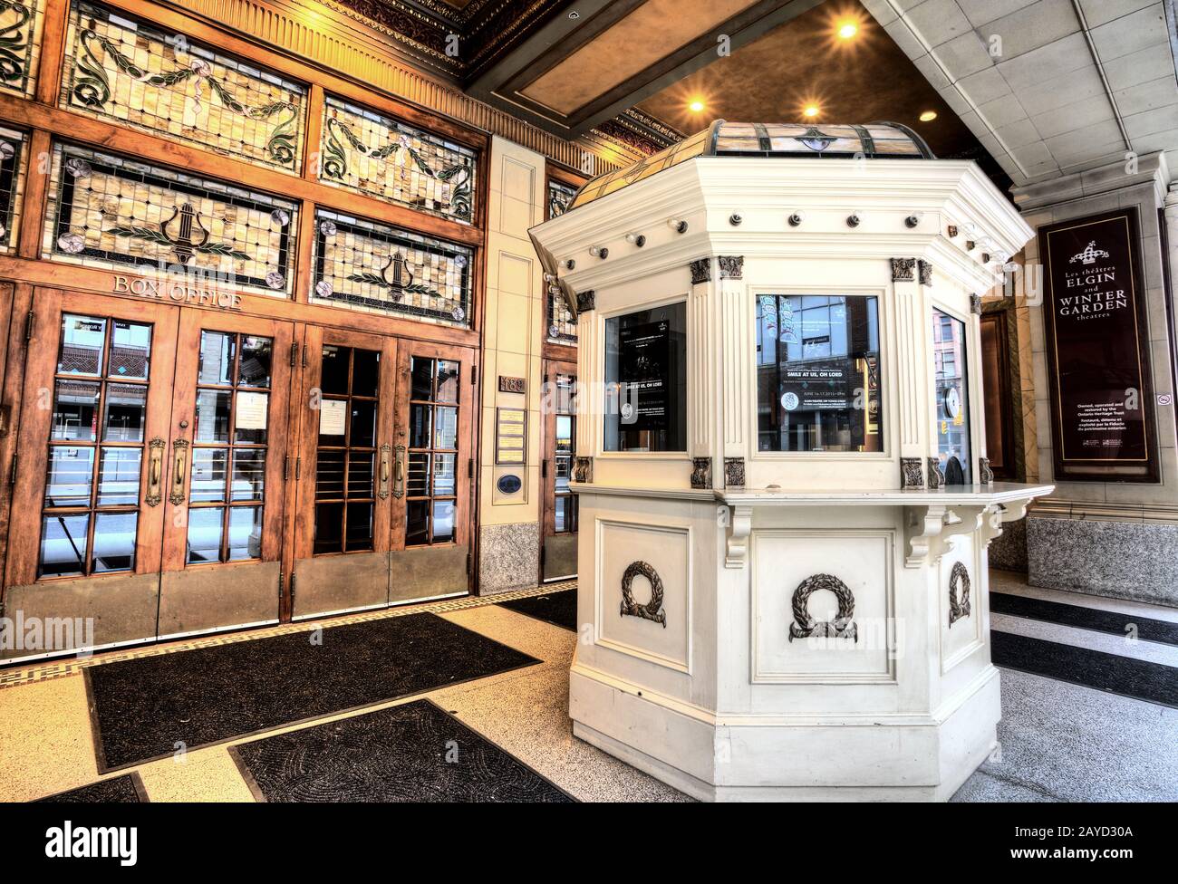 Elgin und Winter Garden Theatre Stockfoto