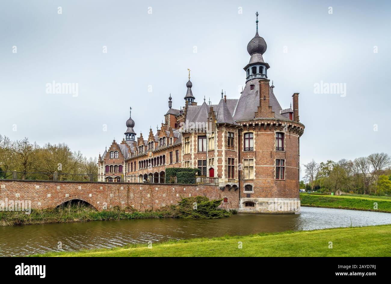 Schloss Ooidonk, Belgien Stockfoto