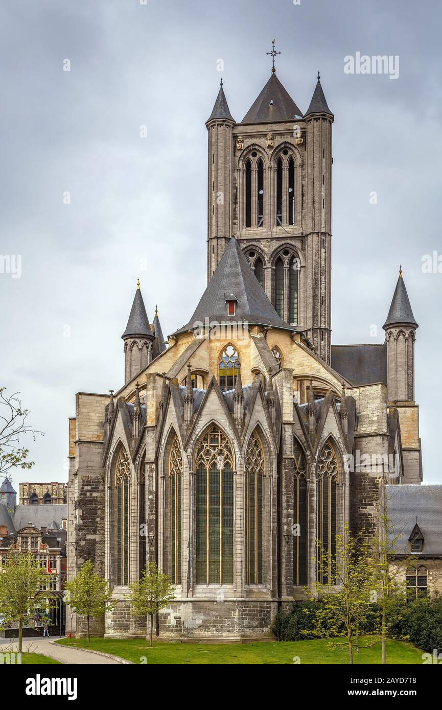 Sankt-Nikolaus-Kirche, Gent, Belgien Stockfoto