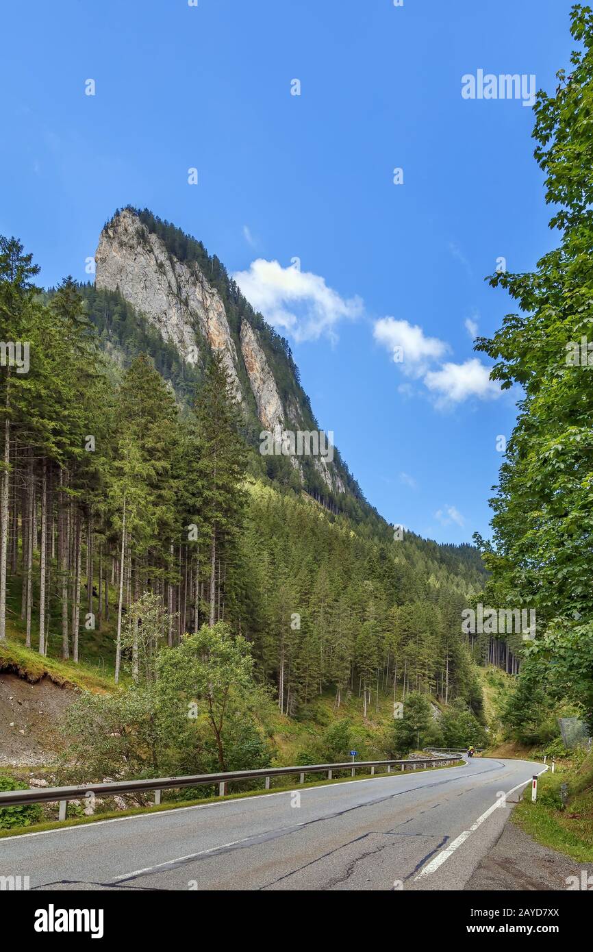 Landschaft in den Alpen, Österreich Stockfoto