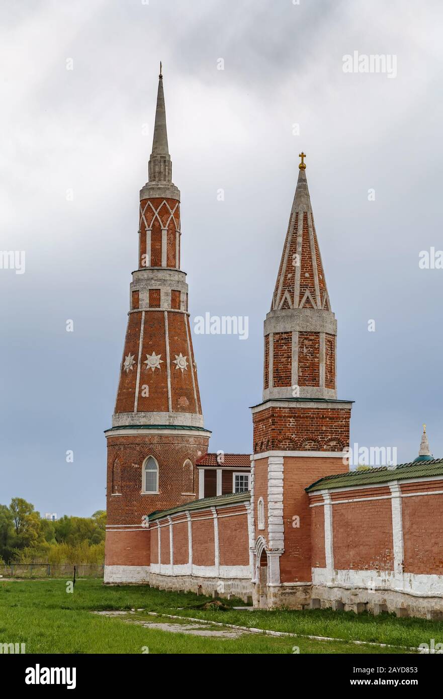 Altes Kloster Golutvin, Kolomna, Russland Stockfoto
