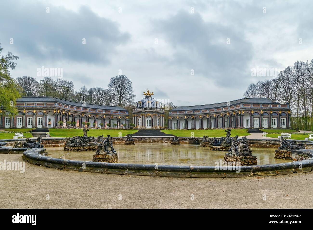 Neues Schloss in der Einsiedelei, Bayreuth, Deutschland Stockfoto