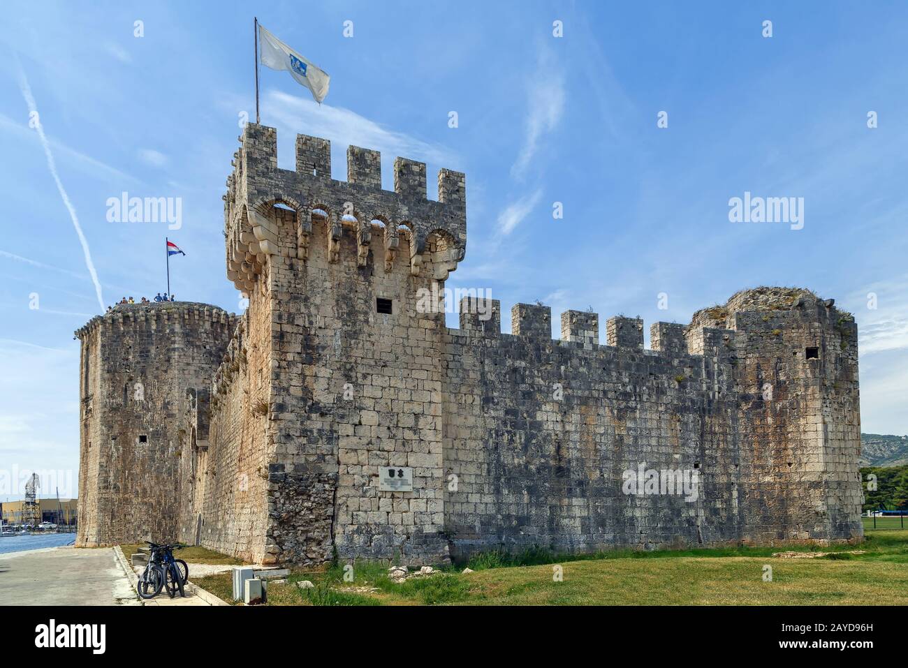 Burg Kamerlengo, Trogir, Kroatien Stockfoto