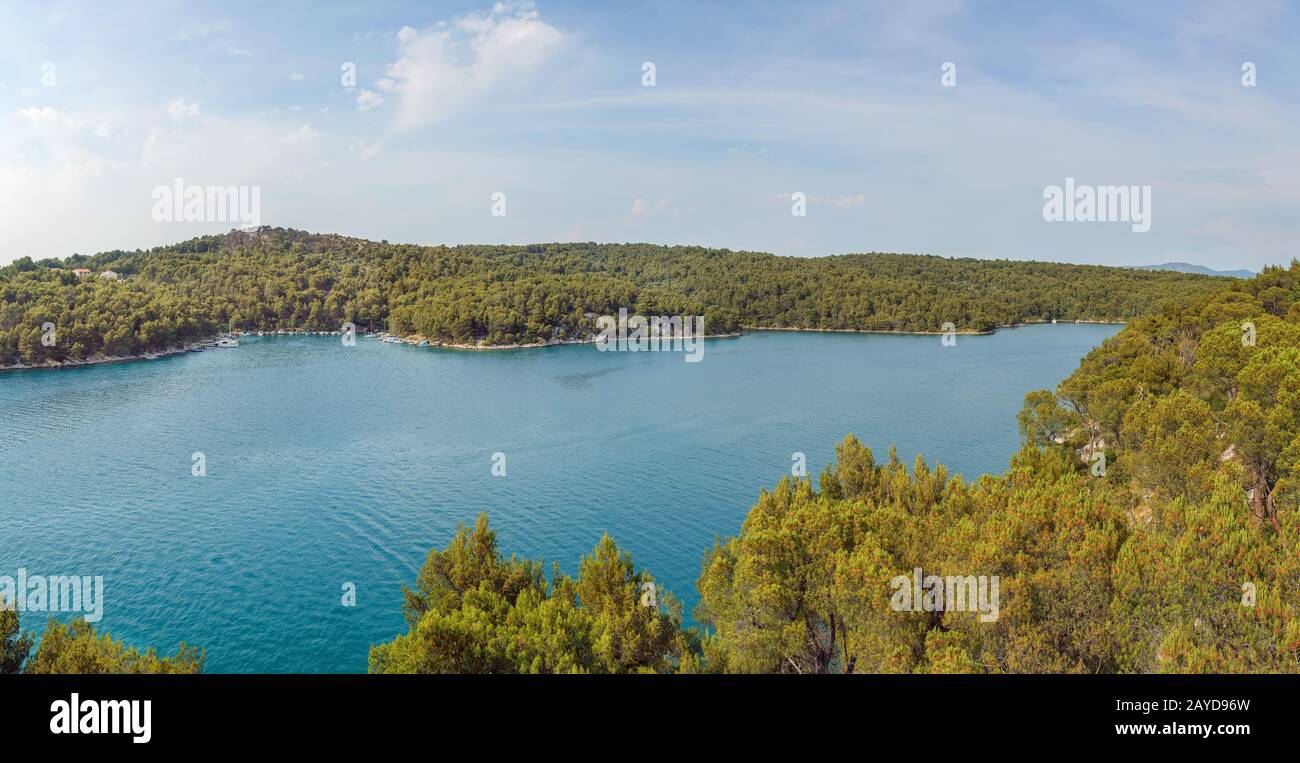 Morin Bay, Kroatien Stockfoto