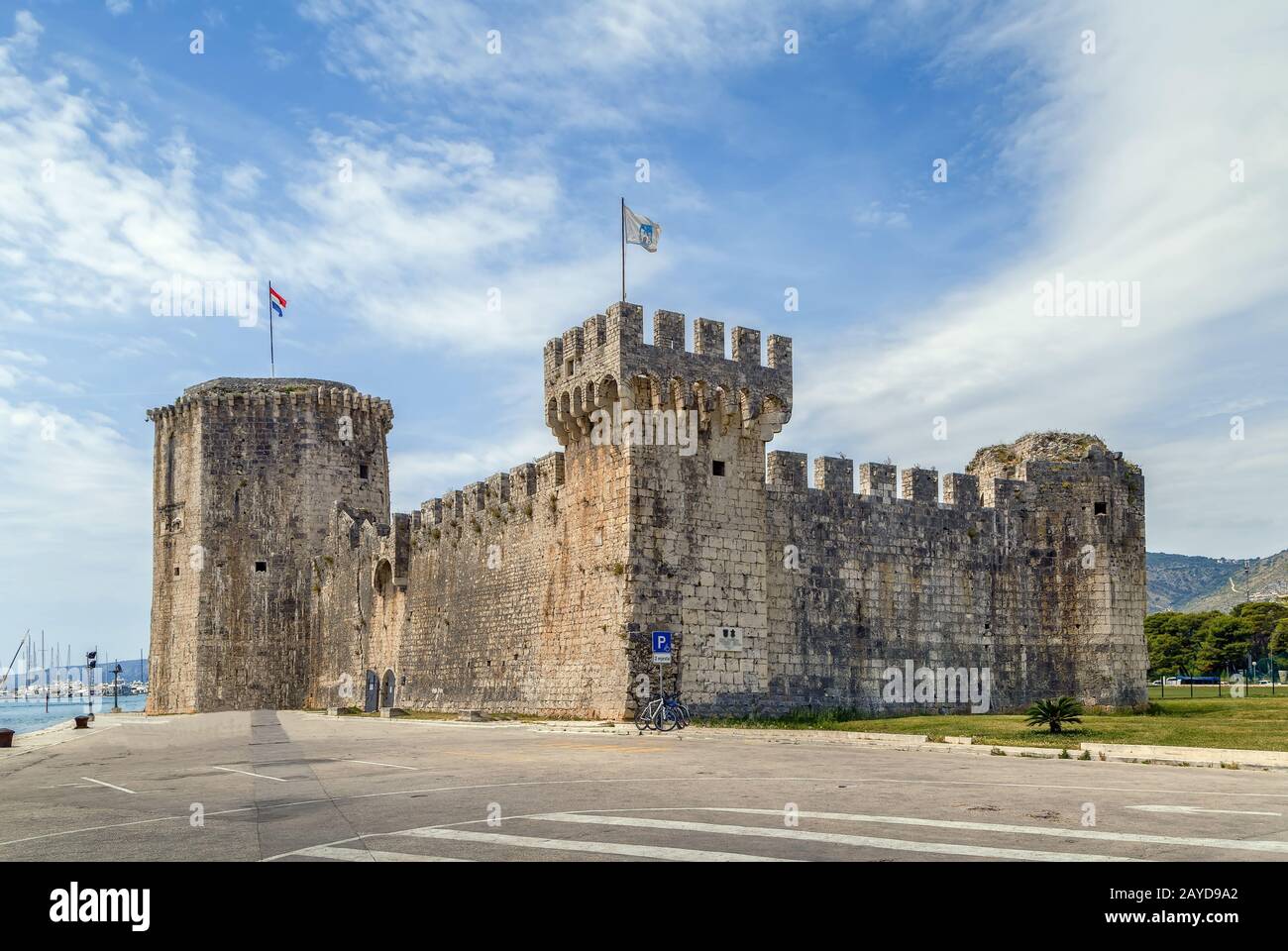 Burg Kamerlengo, Trogir, Kroatien Stockfoto