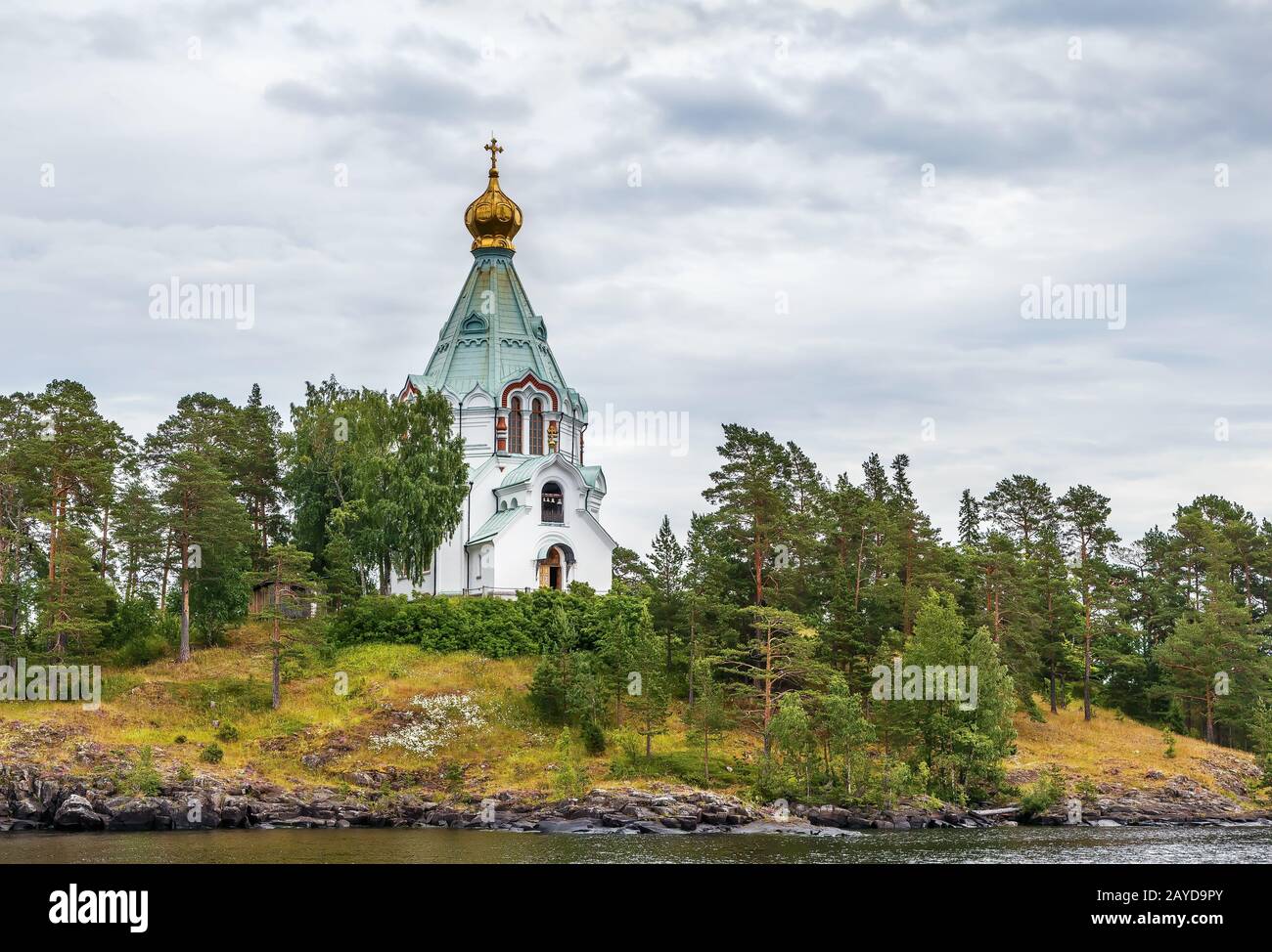 Kirche des Heiligen Nikolaus, Valaam, Russland Stockfoto