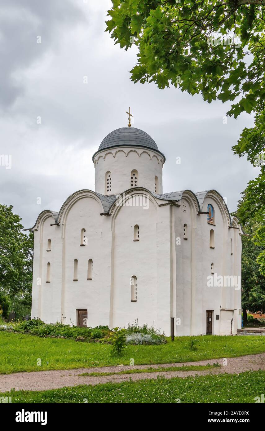 Mariä-Himmelfahrt-Kathedrale, Staraya Ladoga, Russland Stockfoto