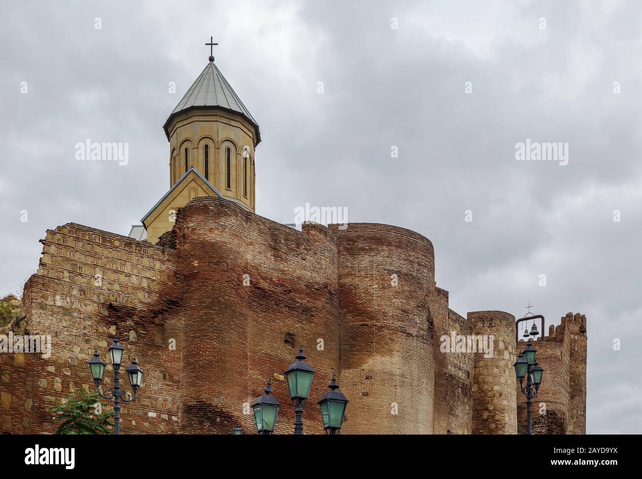 Festung Narikala in Tiflis, Georgien Stockfoto