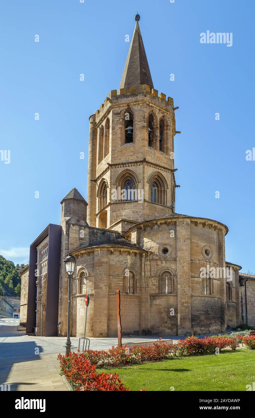 Kirche Santa Maria, Sangüesa, Spanien Stockfoto