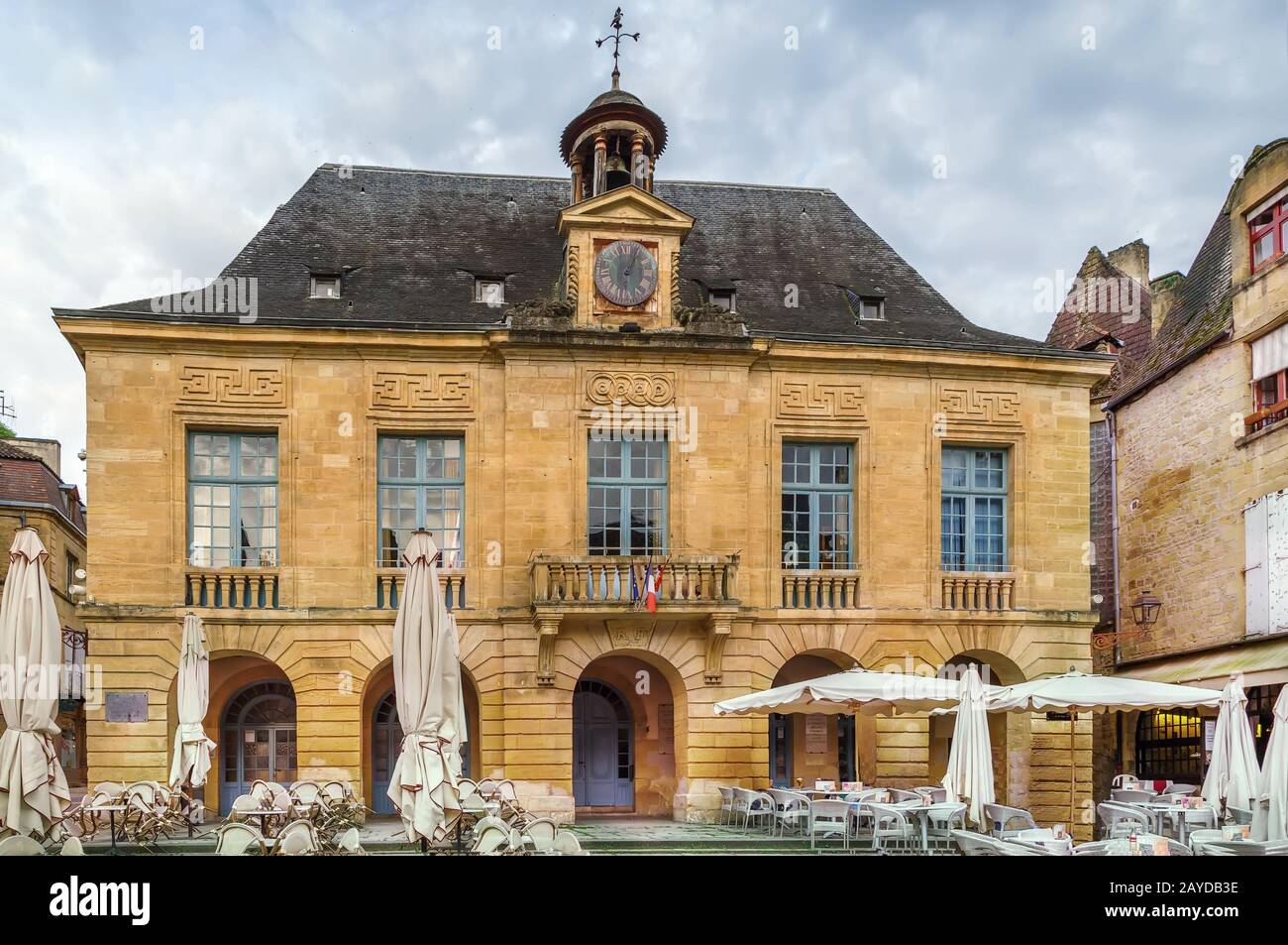 Rathaus von Sarlat-la-Caneda, Frankreich Stockfoto