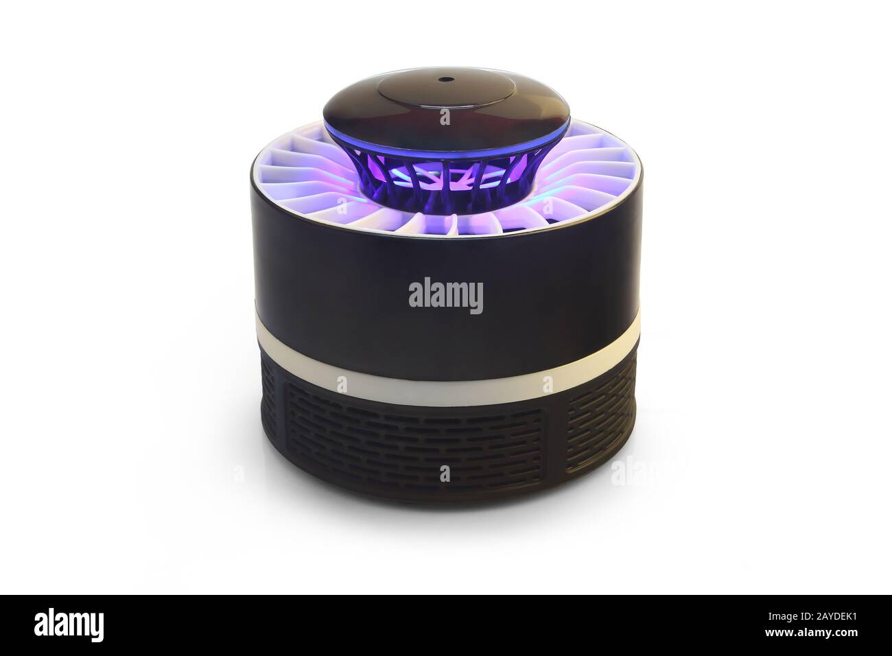 Neuer Mückenelektrischer Insektenmörder isoliert auf Weiß Stockfoto