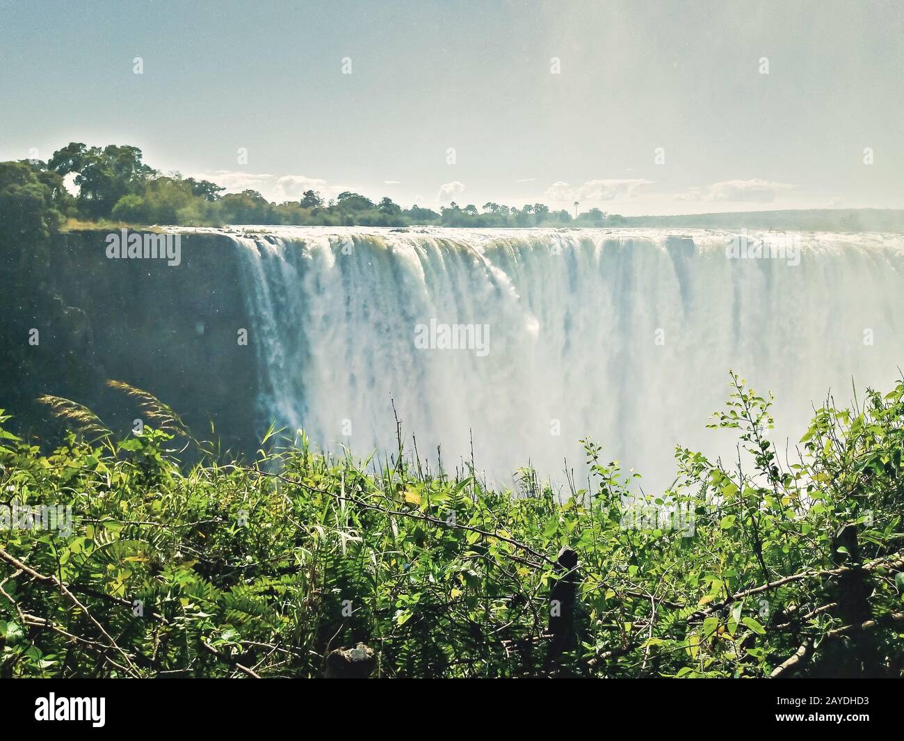 Szene des Victoria-Wassers fällt Stockfoto