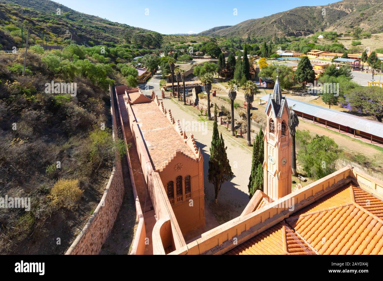 Luftbild im Schloss Sucre Bolivia La Glorieta Stockfoto