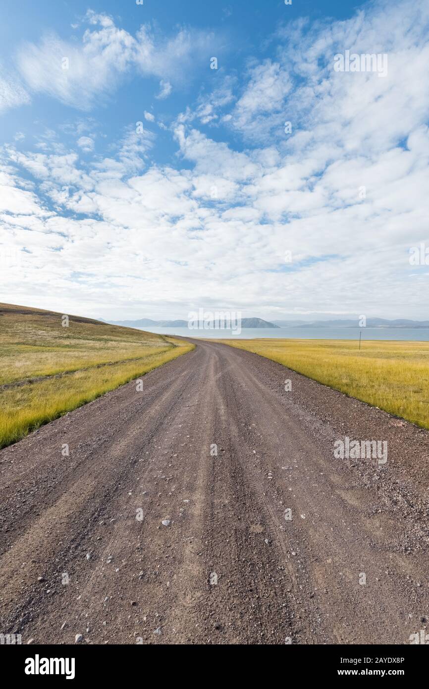 Einfacher Weg auf drei Flüssen Quelle Naturschutzgebiet Stockfoto