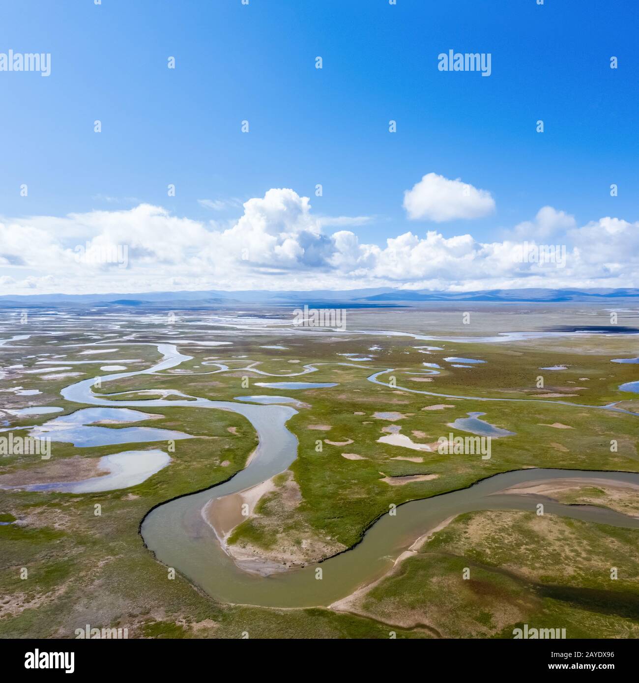 Schöne Wasserquellen Naturschutzregion Stockfoto