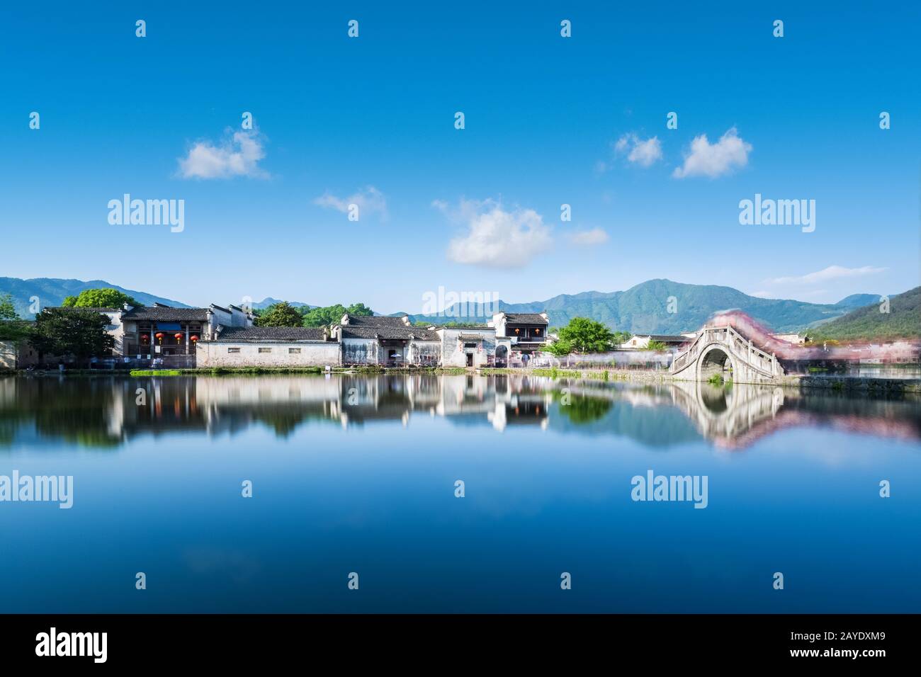 Schöne alte anhui-dörfer Stockfoto