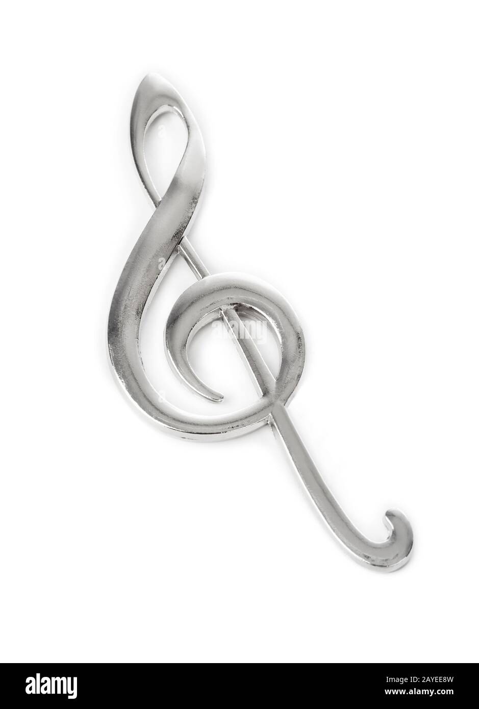 Musik Violinschlüssel Stockfoto