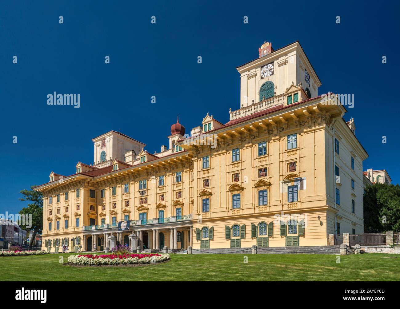 Schloss Esterhazy, im Stil des Barock, Eisenstadt, im burgenländischen, Österreich, Mitteleuropa Stockfoto