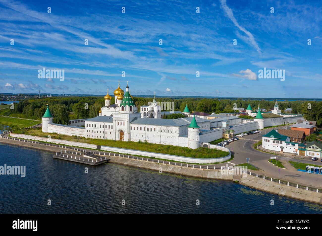 Ipatievsky Kloster in Kostroma Stockfoto