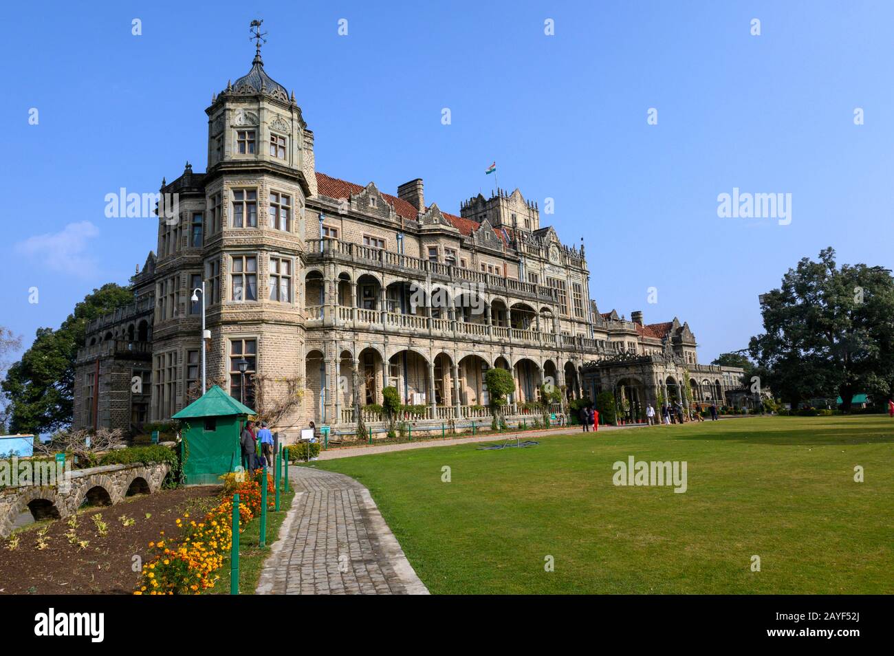 Viceregal Lodge, Shimla, Indien Stockfoto