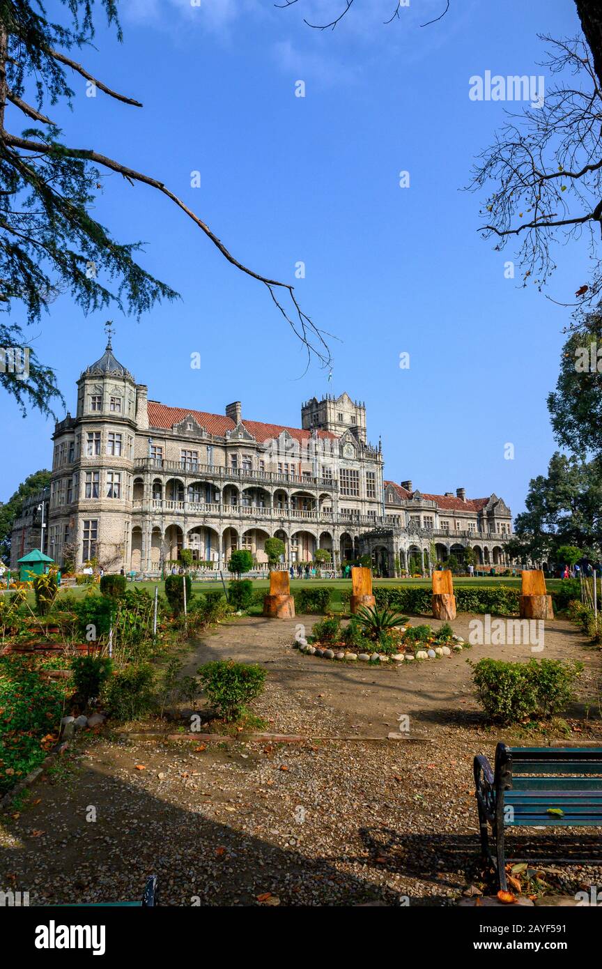 Viceregal Lodge, Shimla, Indien Stockfoto