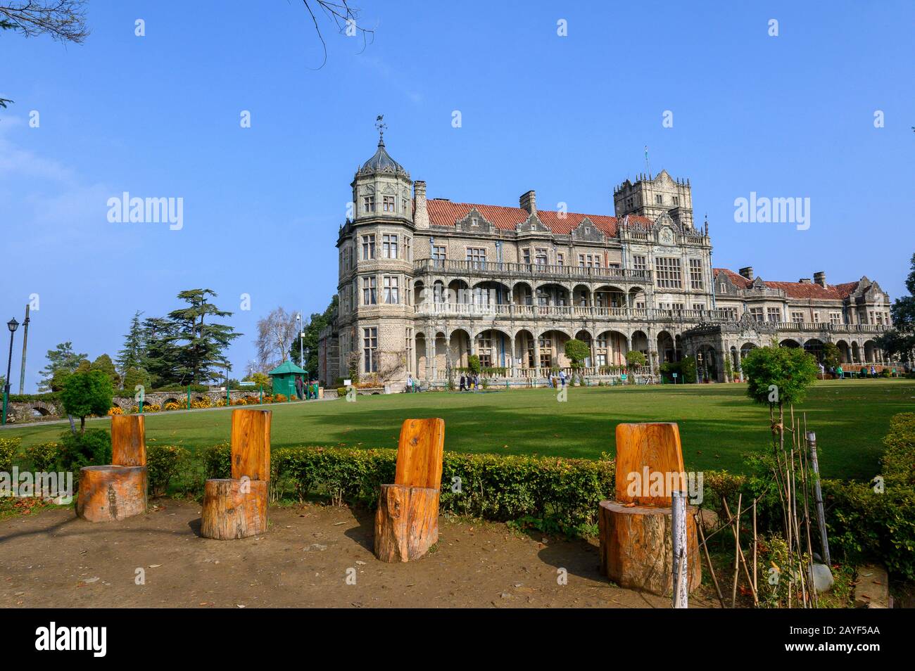 Viceregal Lodge, Shimla, Indien Stockfoto