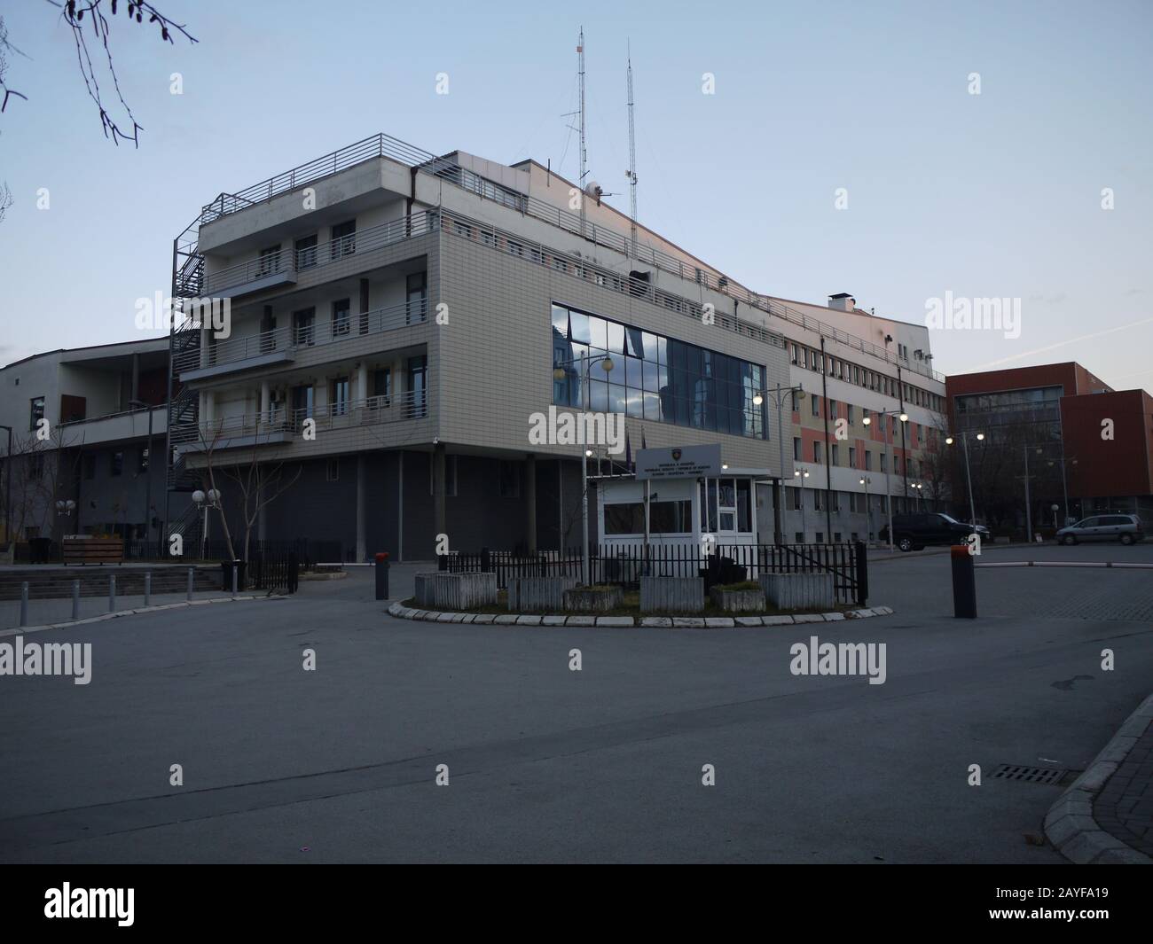 Sitz der Zentralbank des Kosovo, Pristina Stockfoto