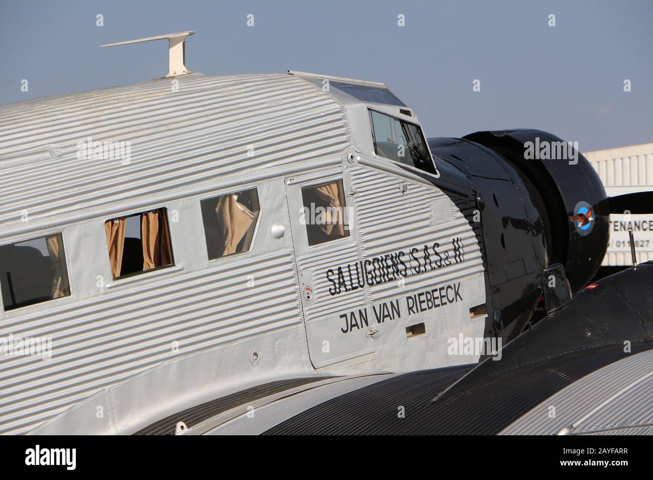 Südafrikas Ju 52 'Jan Van Riebeeck' Stockfoto