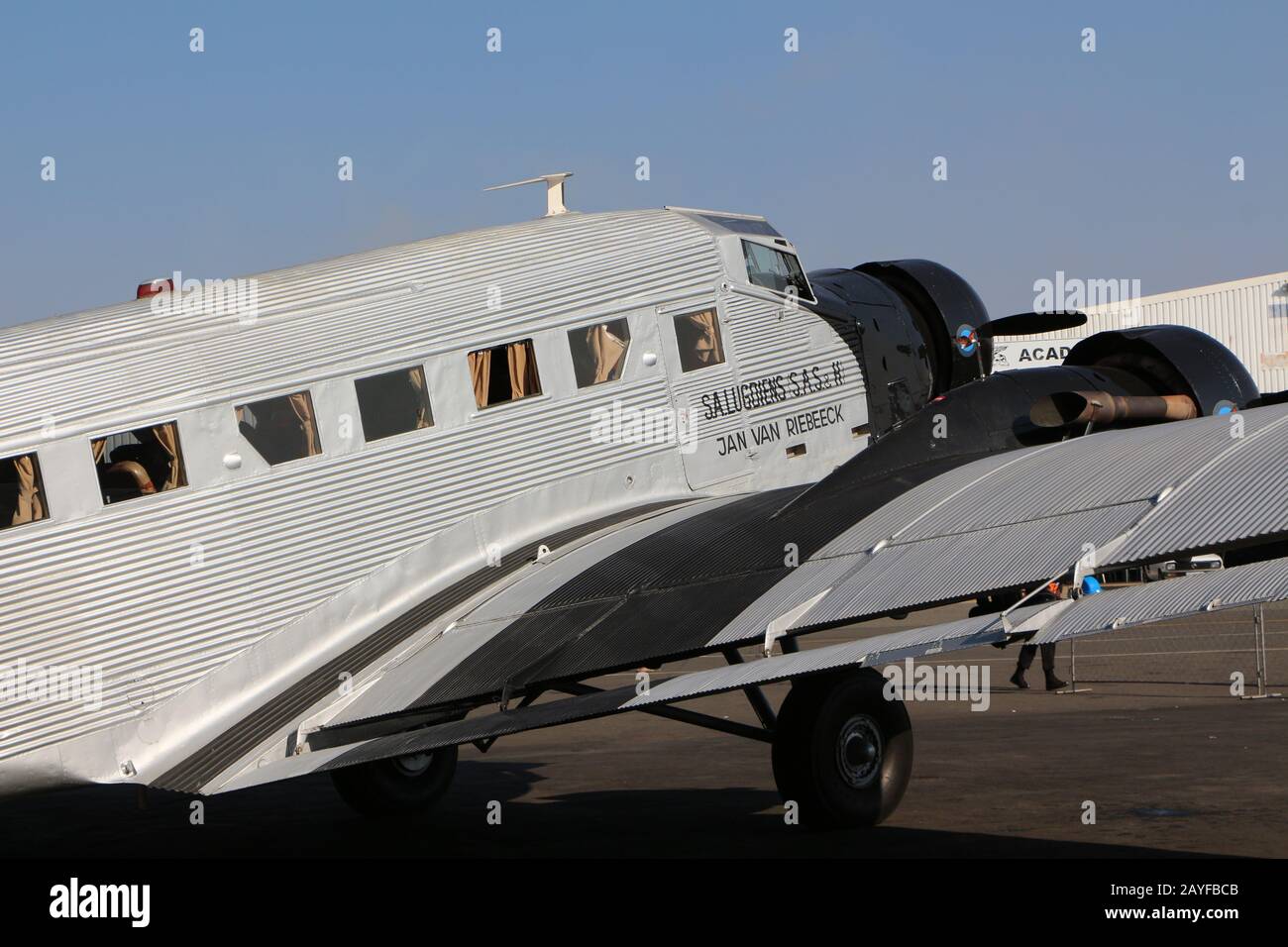 Südafrikas Ju 52 'Jan Van Riebeeck' Stockfoto