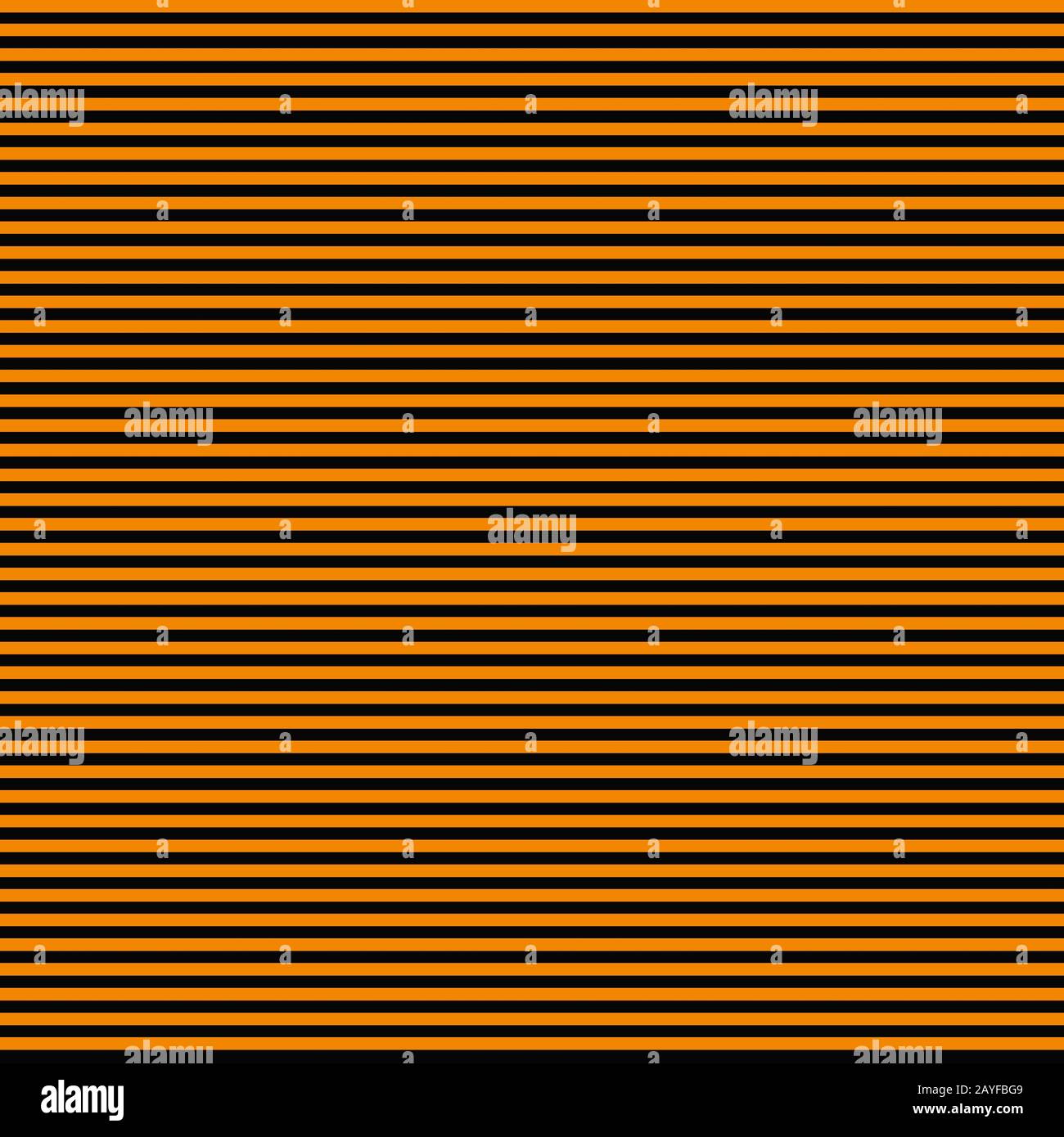 Streifen in den Farben Orange und Schwarz horizontal Stockfoto