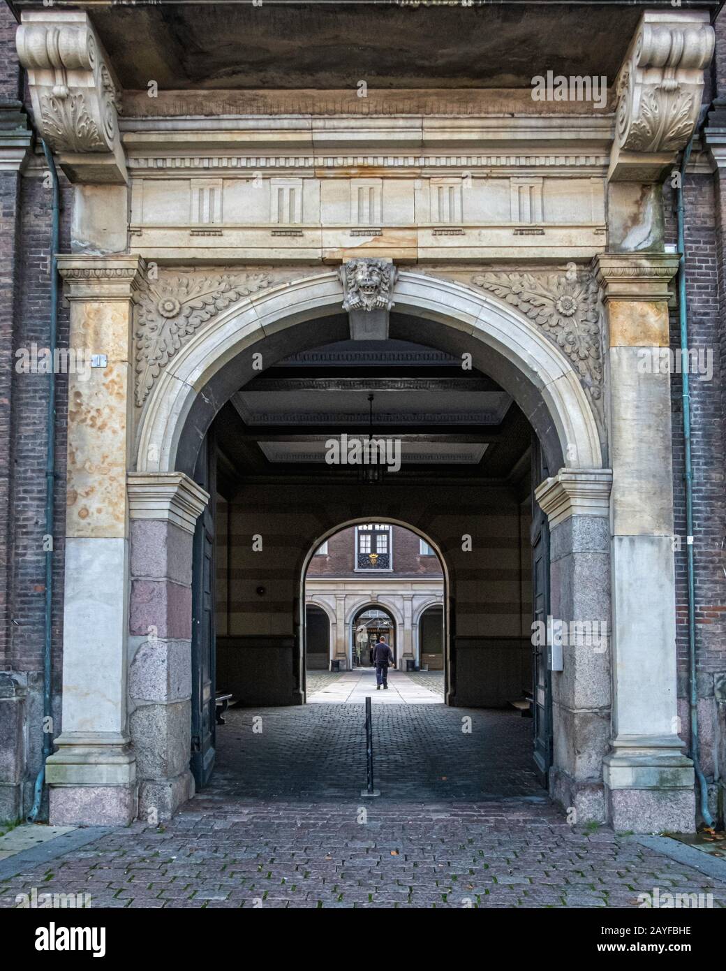 Die Kunsthal Charlottenburg.Contemporary Art Gallery ist der offizielle Ausstellungsraum der Royal Danish Academy of Art Copenhagen, Dänemark Stockfoto