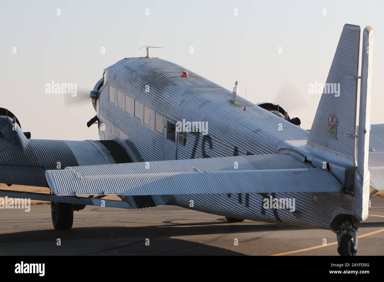 Südafrikas Ju 52 'Jan Van Riebeeck' Stockfoto