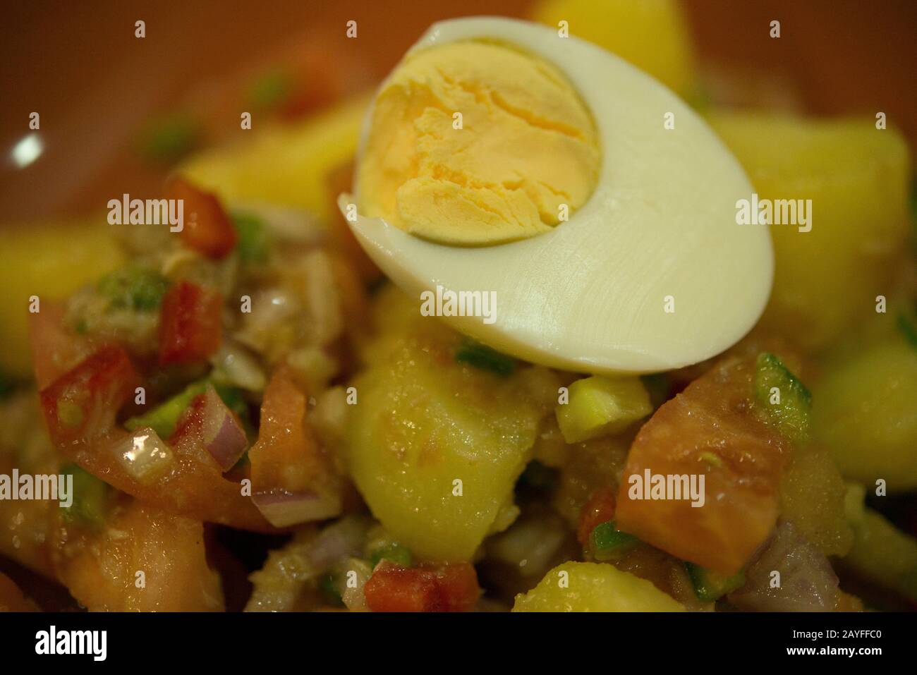 Eierbraten Stockfoto