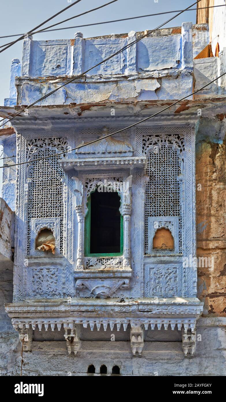 Blaue Stadt Jodhpur, Rajasthan, Indien Stockfoto