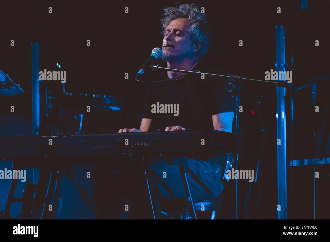 Niccolò Fabi @ Teatro degli Arcimboldi, Mailand - Foto di Oriana Spadaro per www.lostingroove.com Stockfoto