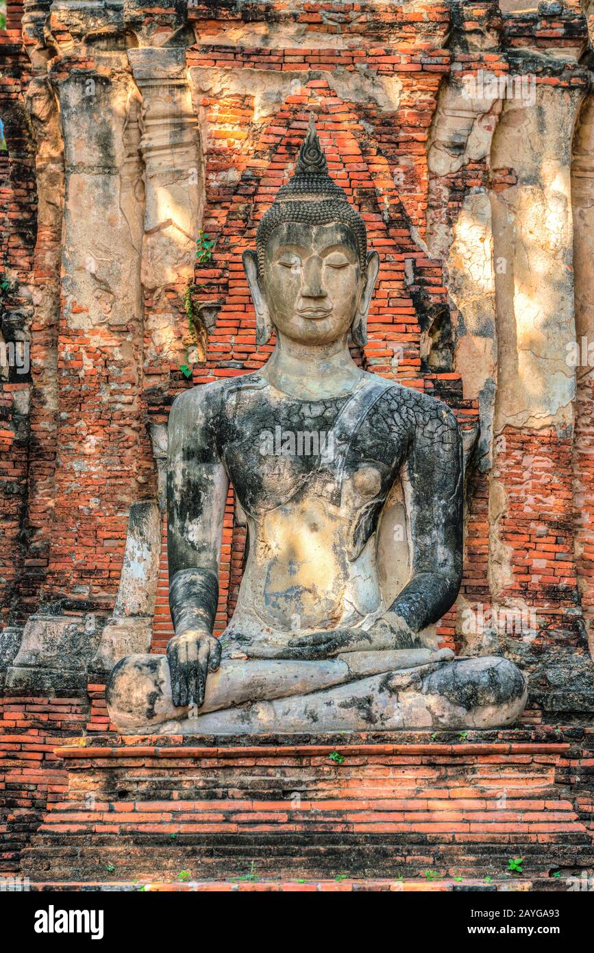 Wat Chaiwatthanaram, historischer Park Ayutthaya. Provinz Bangkok, Thailand Stockfoto