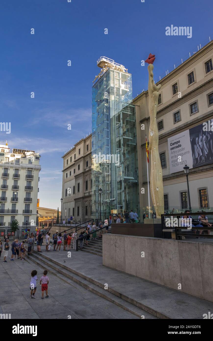 Kunst Museum Reina Sofia, Madrid, Spanien Stockfoto