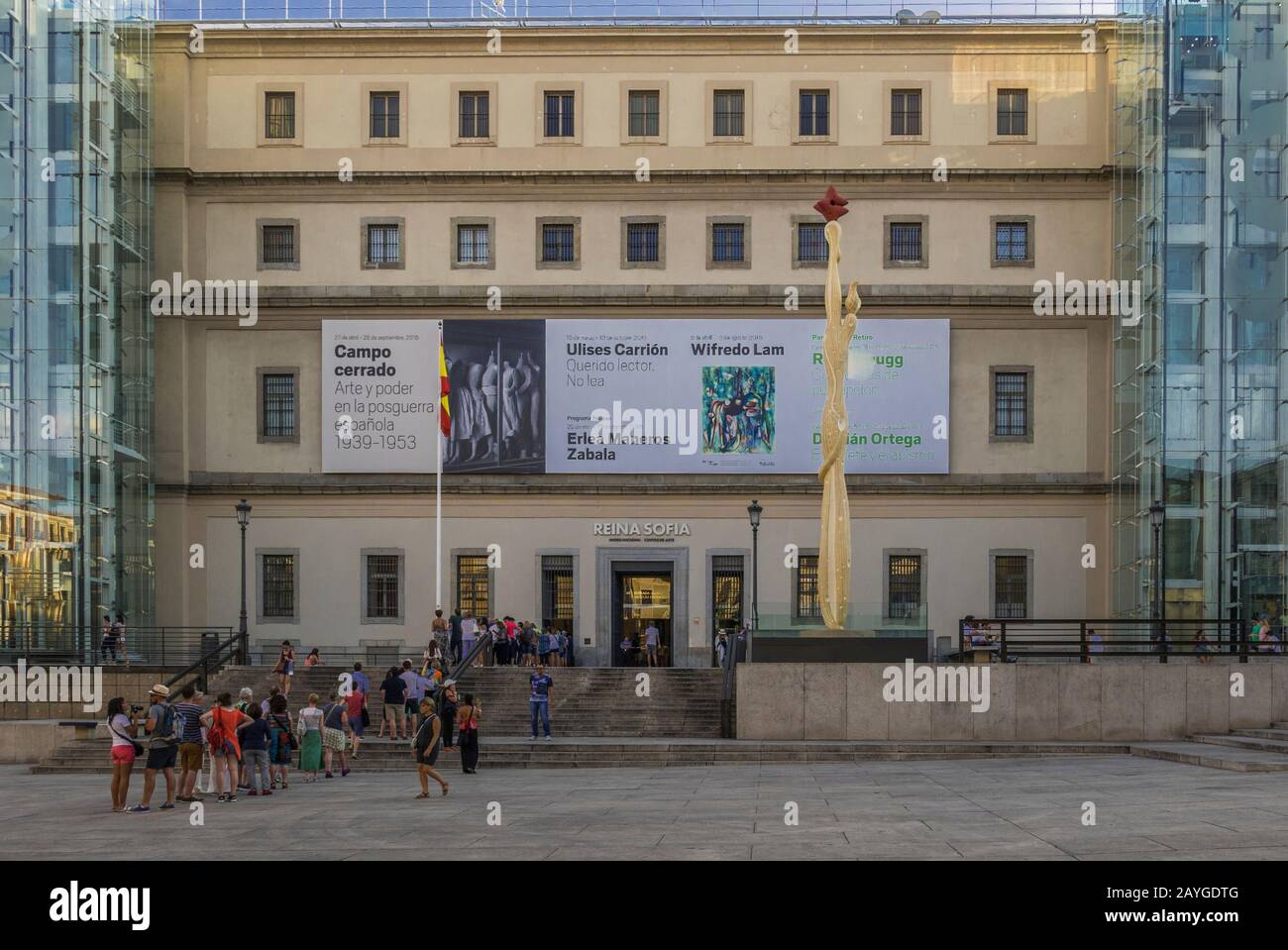 Kunst Museum Reina Sofia, Madrid, Spanien Stockfoto