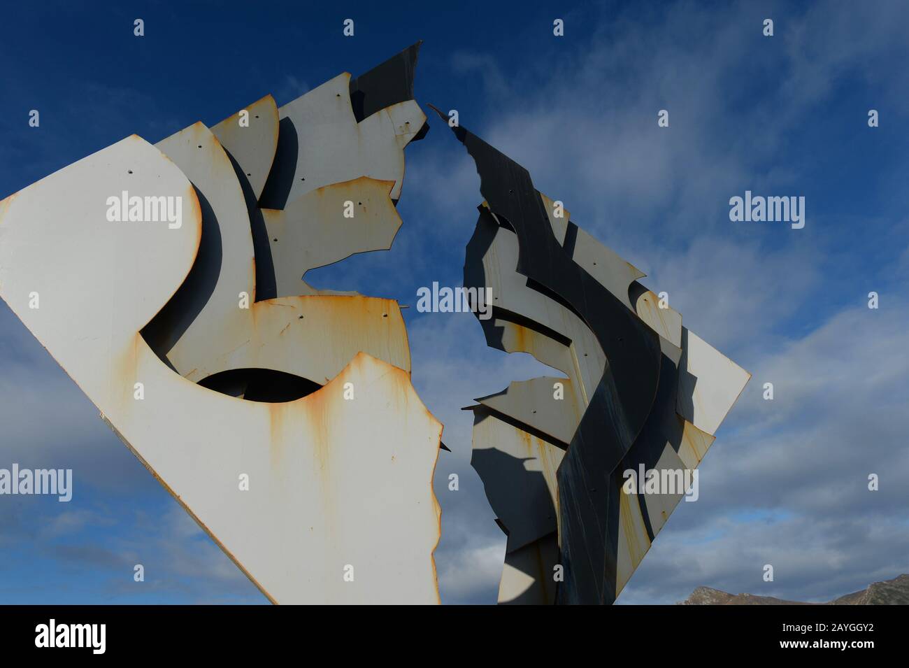 Das Cape Horn Memorial am Kap Hoorn ist die südlichste Landzunge des Archipels Feuerland im Süden Chiles. Stockfoto